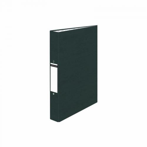 Valuex ring binder paper on board 2 o-ring a4 19mm rings black (pack 10)