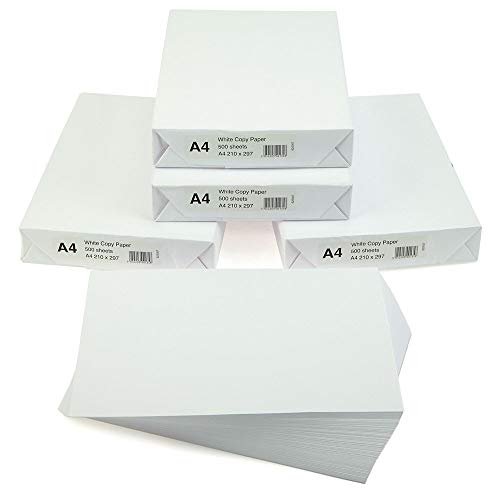 A4 80gsm premium white paper - box of 5 reams (5x500 sheets of paper)