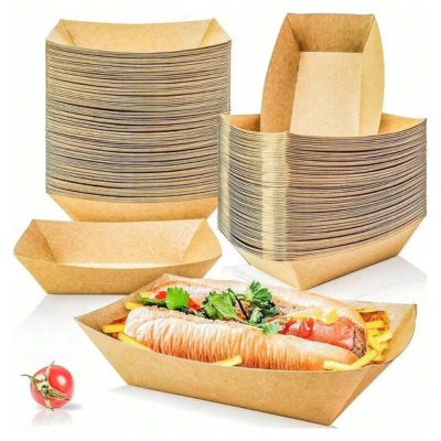 Paper Food Trays & Boats