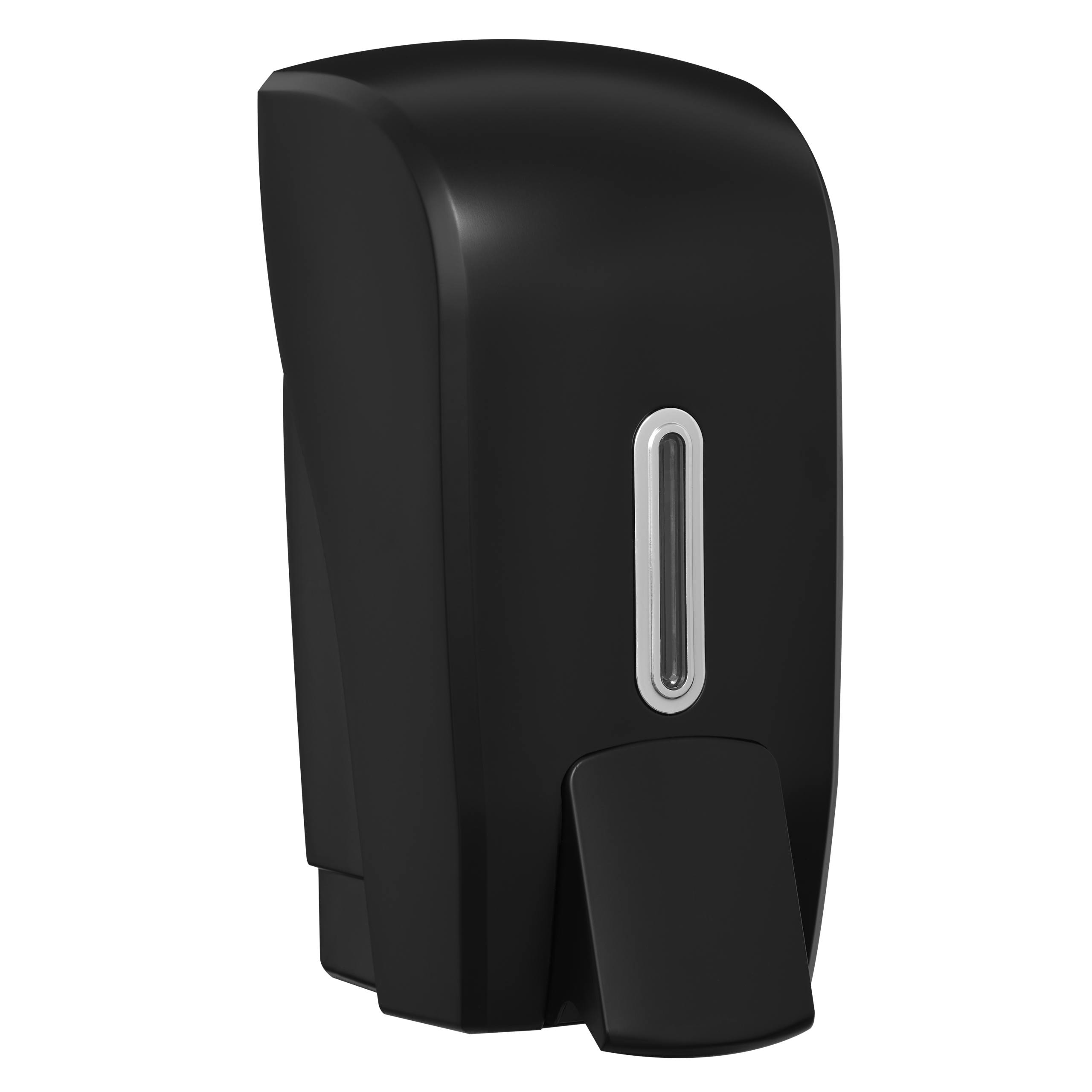 Black halo 1ltr liquid soap dispenser - silver
