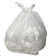 Rhino clear compactor sack (770mm x 1245mm x 1360mm) box of 50