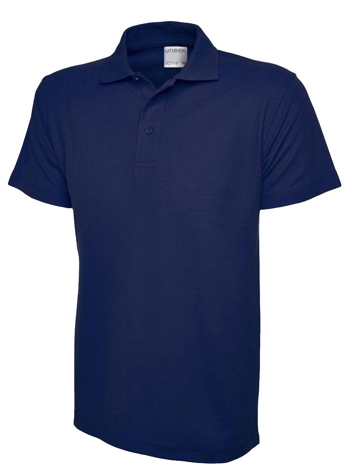 Uc114 - french navy - xl - 180gsm mens active cotton poloshirt