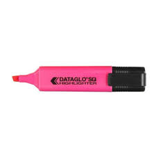 Valuex flat barrel highlighter pen chisel tip 1-5mm line pink (pack 10) 