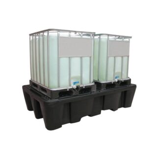 Double ibc spill containment sump pallet 245 x 145 x 57.5cm