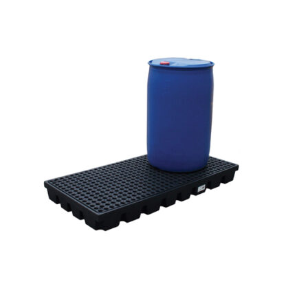 2 drum spill containment sump flooring 160 x 80 x 15cm