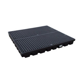 4 drum spill containment sump flooring 160 x 160 x 15cm