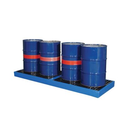 4 drum straight spill containment sump flooring 261 x 89.5 x 15cm