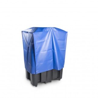 Pvc cover for 2 drum sump pallet 131 x 76 x 100cm