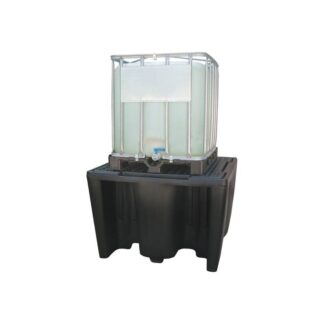 Single ibc spill containment sump pallet 145 x 145 x 100cm