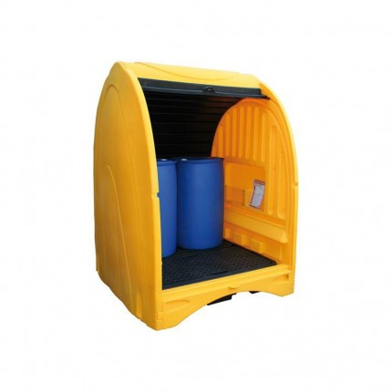 4 drum spillshak containment pallet 156.5 x 162 x 211cm