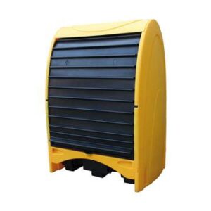 4 drum low profile spillshak containment pallet 156.5 x 162 x 211cm