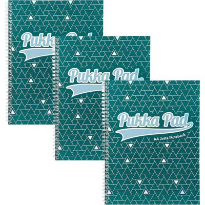 Pukka jotta notepad a4 100-sheet green - pack of 3