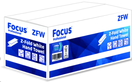 Z-fold white hand towel 2ply - 3000 sheets