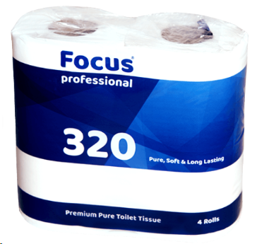 Focus 320 sheet toilet tissue - case of 36