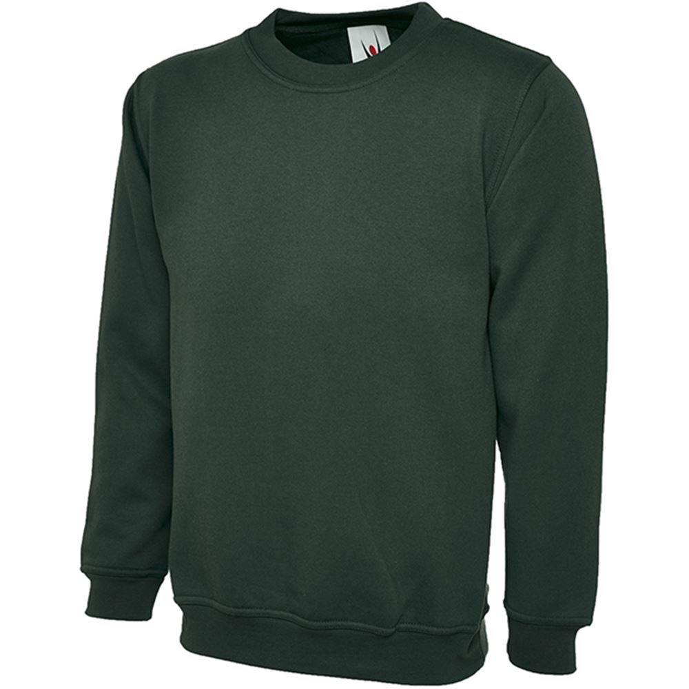 Uc202 - bottle green - 2 yrs - 300gsm childrens classic sweatshirt