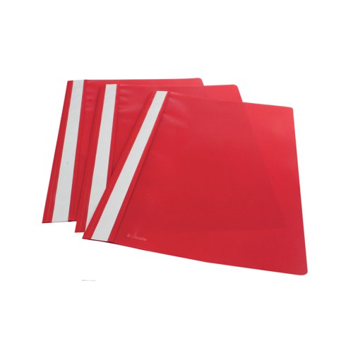 Valuex report file polypropylene a4 red (pack 25)