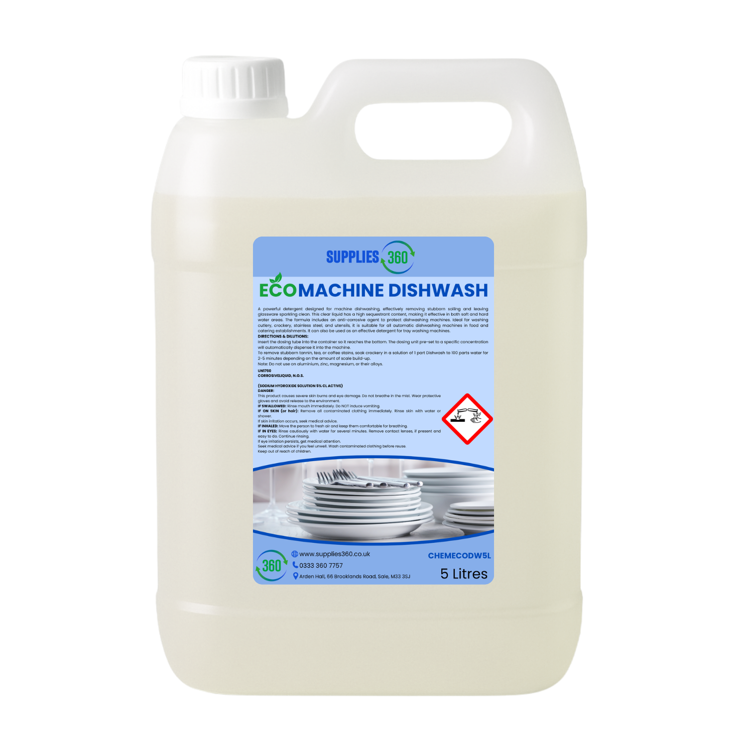 Eco machine dishwash liquid 5 litres