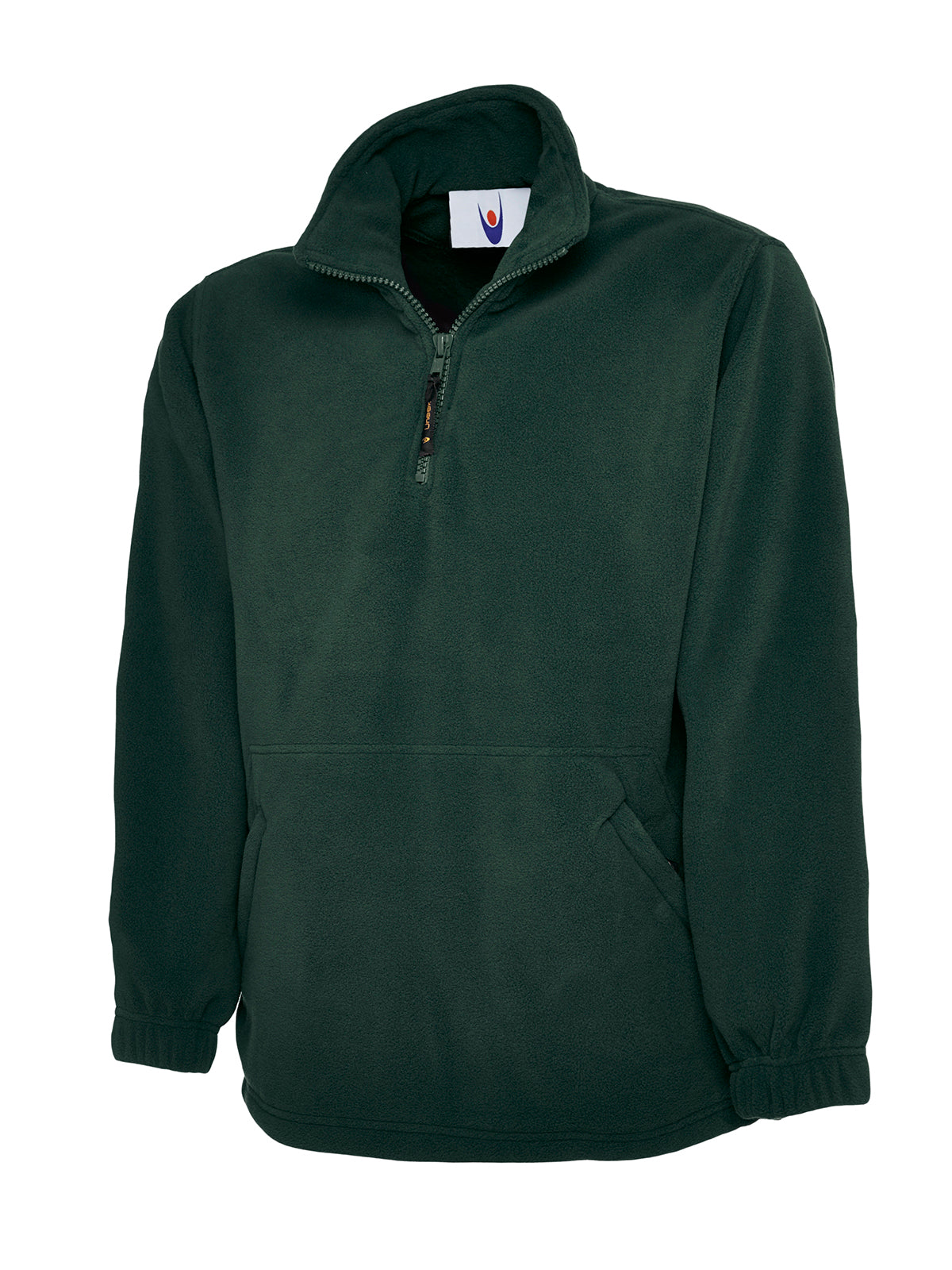 Uc602 - bottle green - xxl - 380gsm classic 1/4 zip fleece jacket