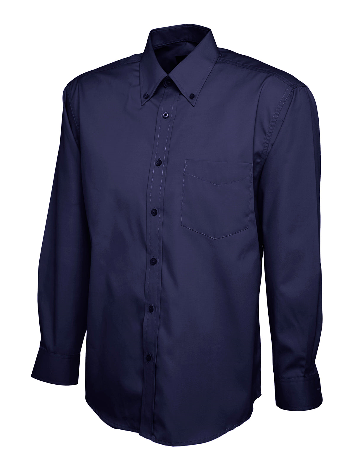 Uc701 – navy – xl (17.5) – mens pinpoint oxford full sleeve shirt
