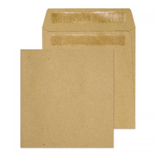 Everyday envelopes manilla pocket plain self seal wage 80gsm 108x102mm - pack of 1000
