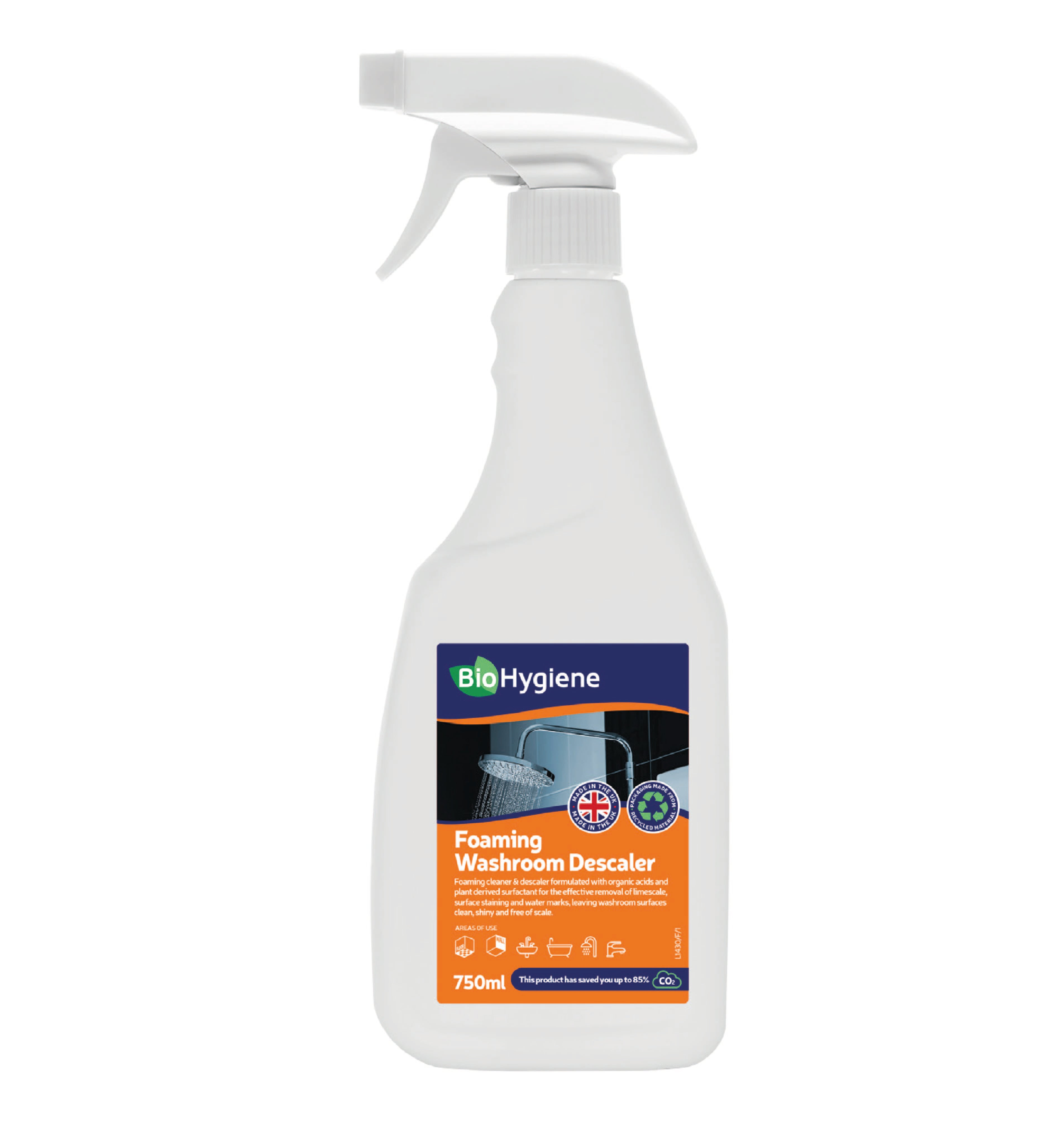 Biohygiene foaming washroom descaler 6x750ml 