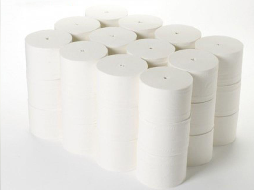 Coreless toilet roll white - case of 36