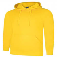 Uc509 - yellow - xl - 280gsm deluxe hooded sweatshirt