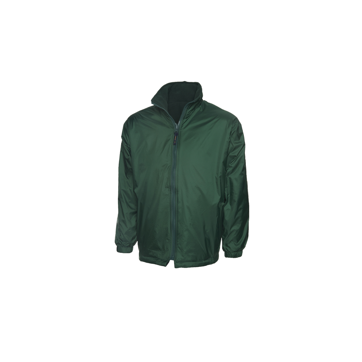 Uc606 - bottle green - 9/10 yrs - childrens classic reversible fleece jacket