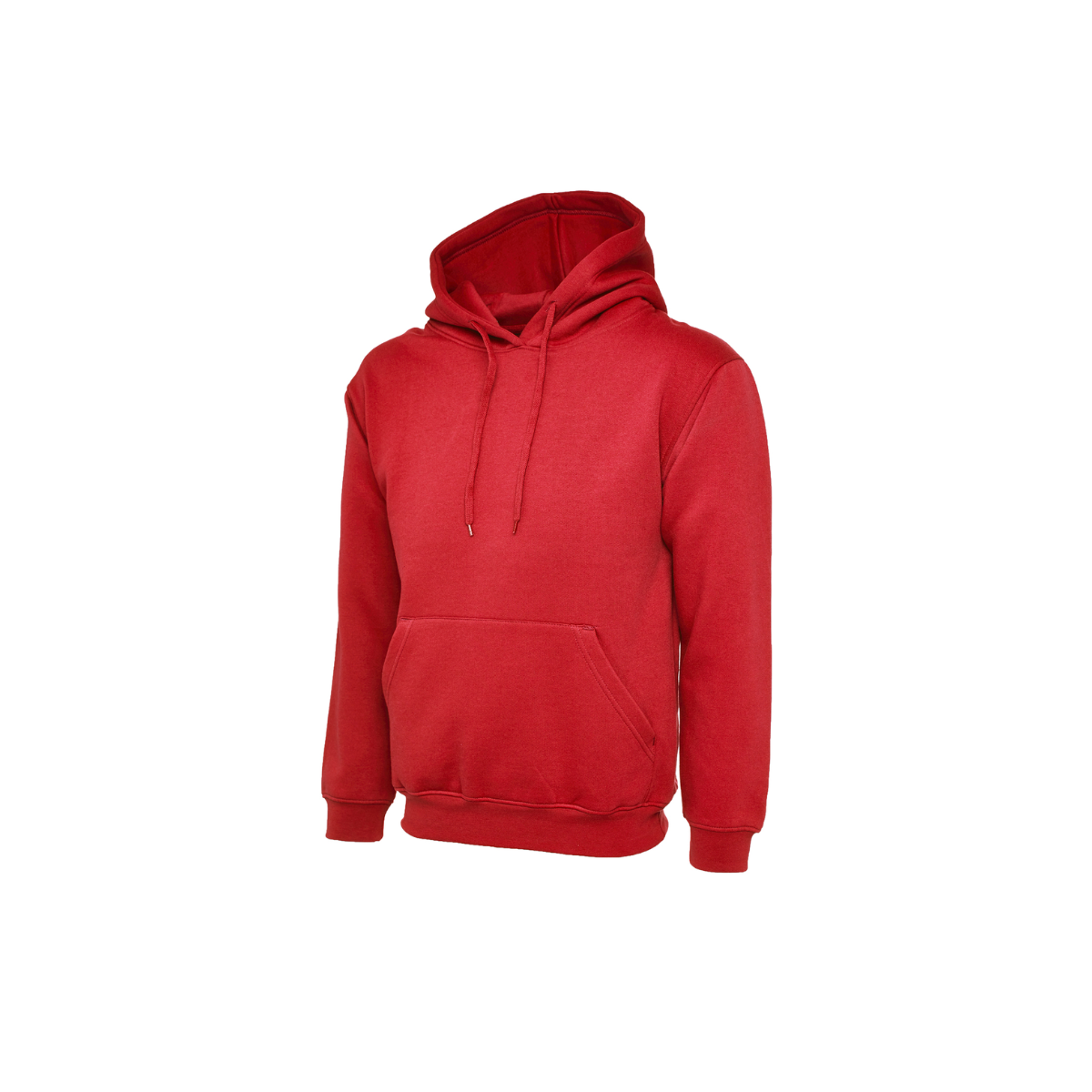 Uc502 - red - small - 300gsm classic hooded sweatshirt