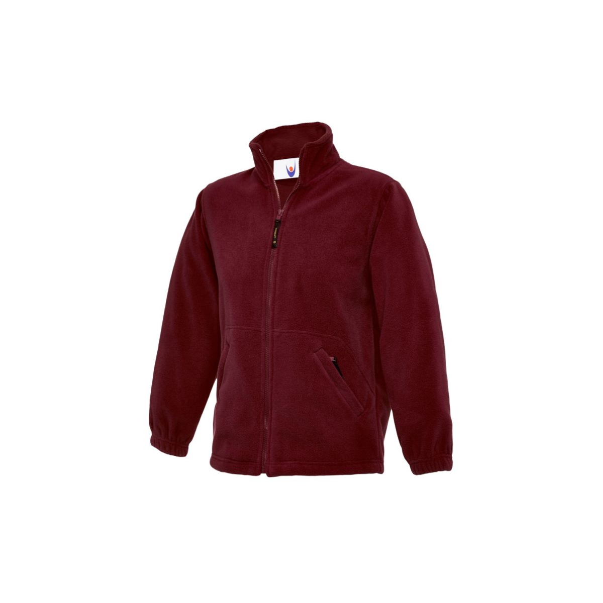 Uc603 - maroon - 2 yrs - 300gsm childrens classic full zip fleece jacket