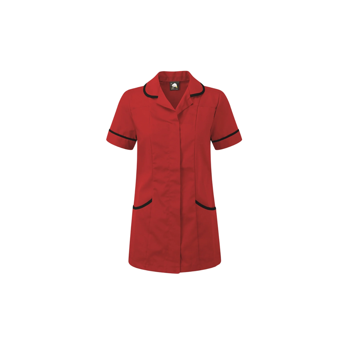 Florence classic tunic - red/bluetrim - size 10