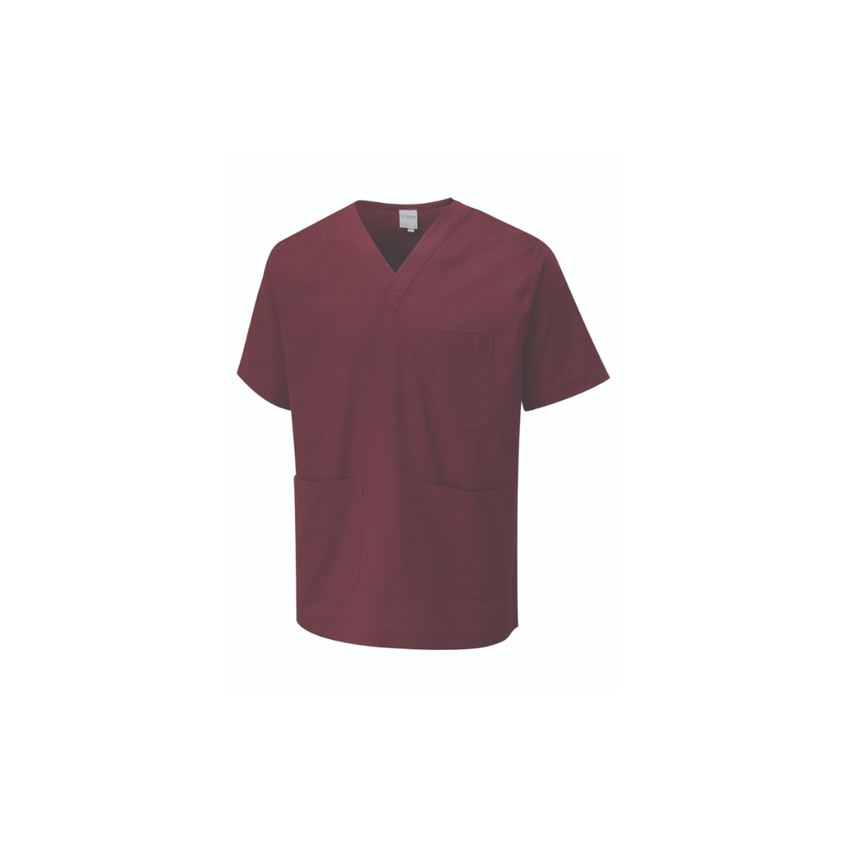 Uc921 - maroon - m - scrub tunic - 150 gsm