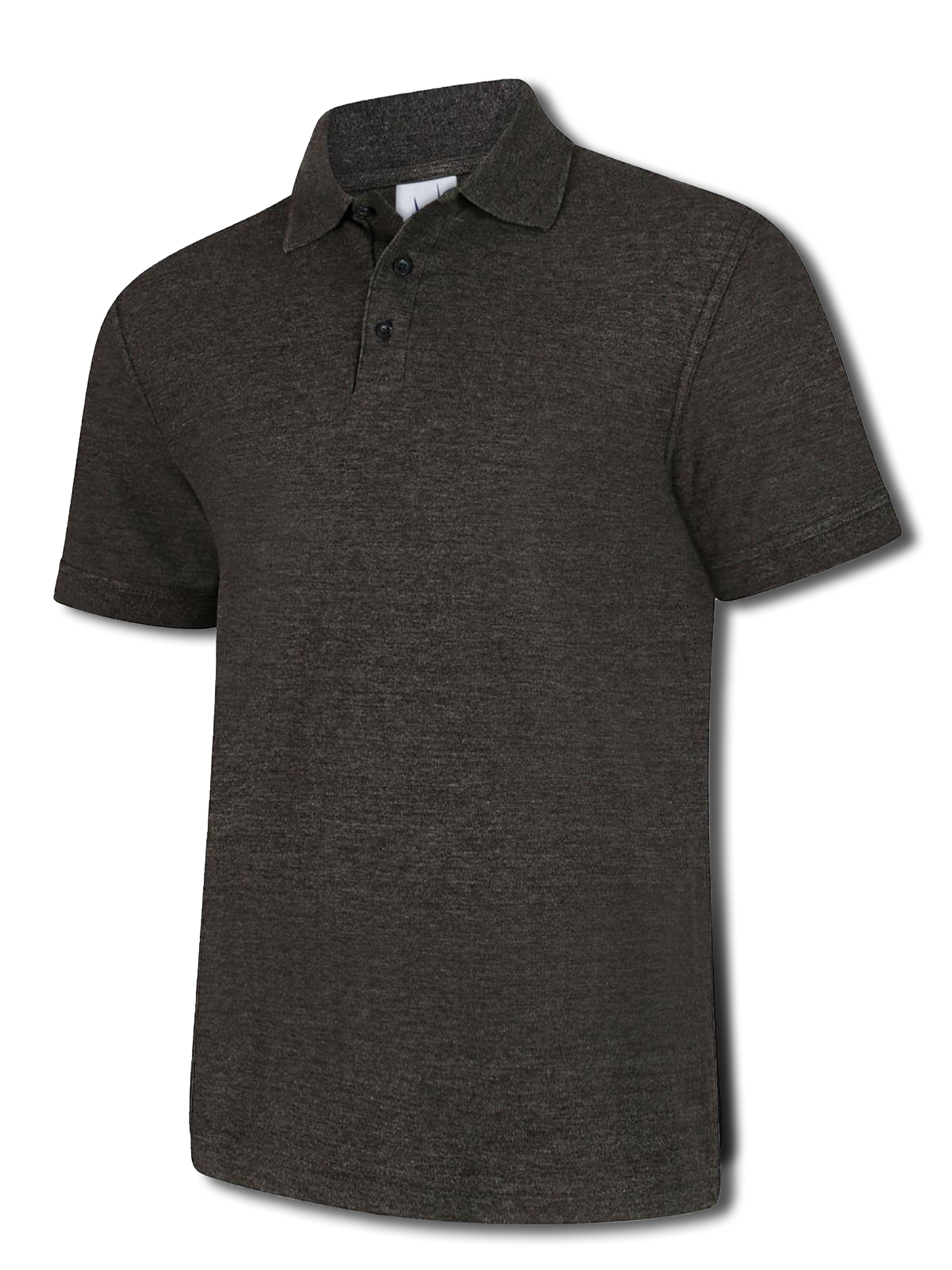 Uc124 - charcoal - l - 175gsm olympic poloshirt