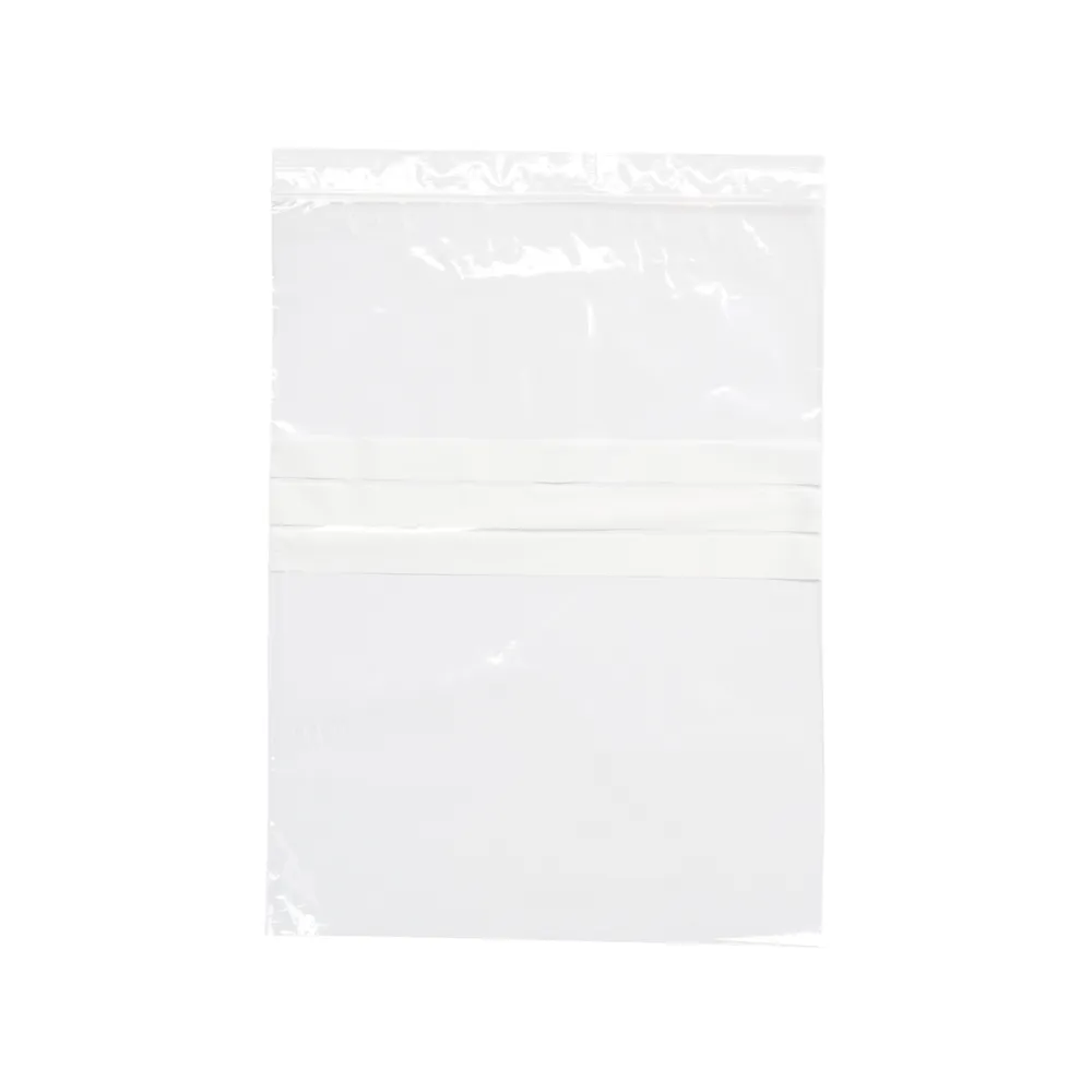 Write-on minigrip re-sealable bag 203x279mm clear (pack of 1000) 69275
