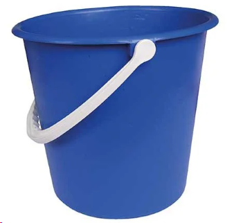 9 litre round bucket blue 