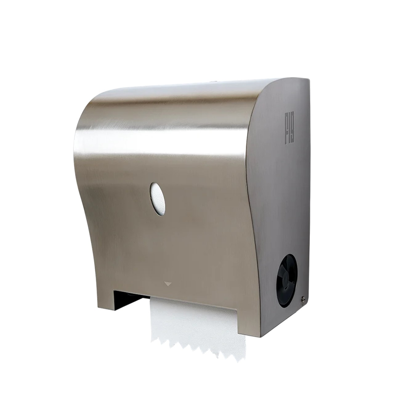 Autocut roll towel dispenser stainless steel - chome