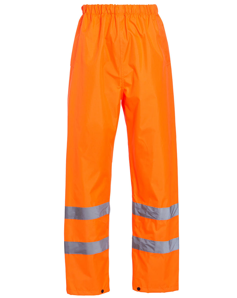 Hi vis waterproof trousers - orange
