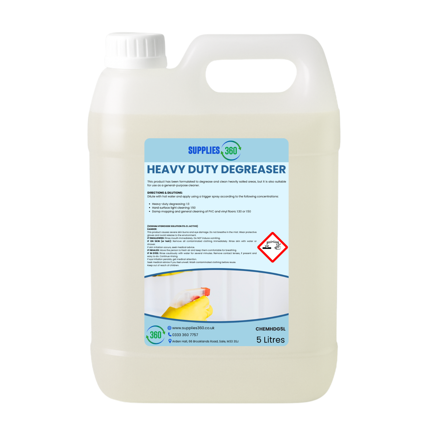 Heavy duty degreaser 5 litres