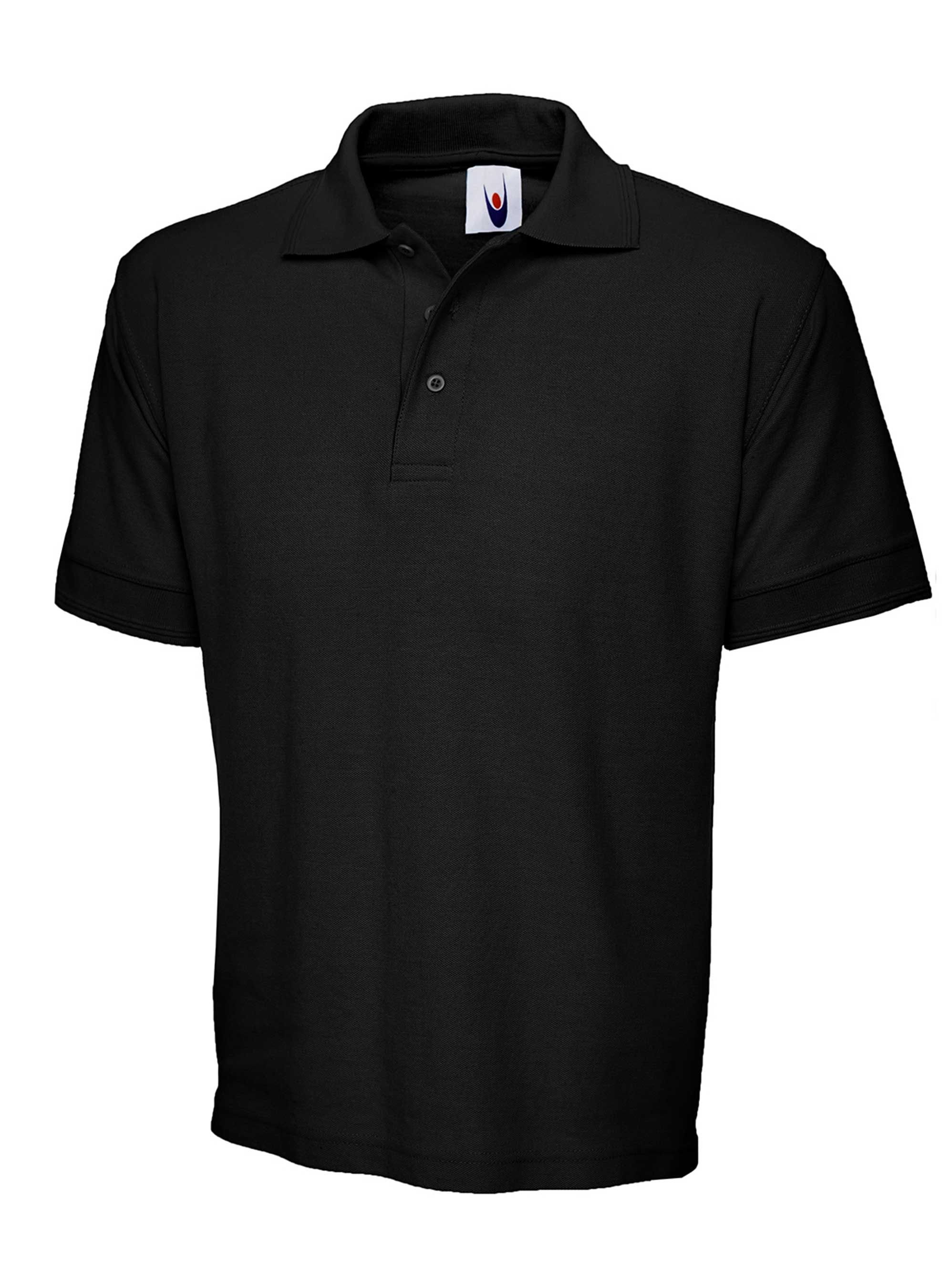Uc104 - black - xxl - 250gsm heavyweight cotton poloshirt