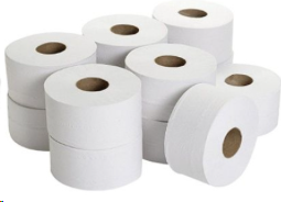 Mini jumbo toilet rolls 150m (60mm core) recycled - case of 12