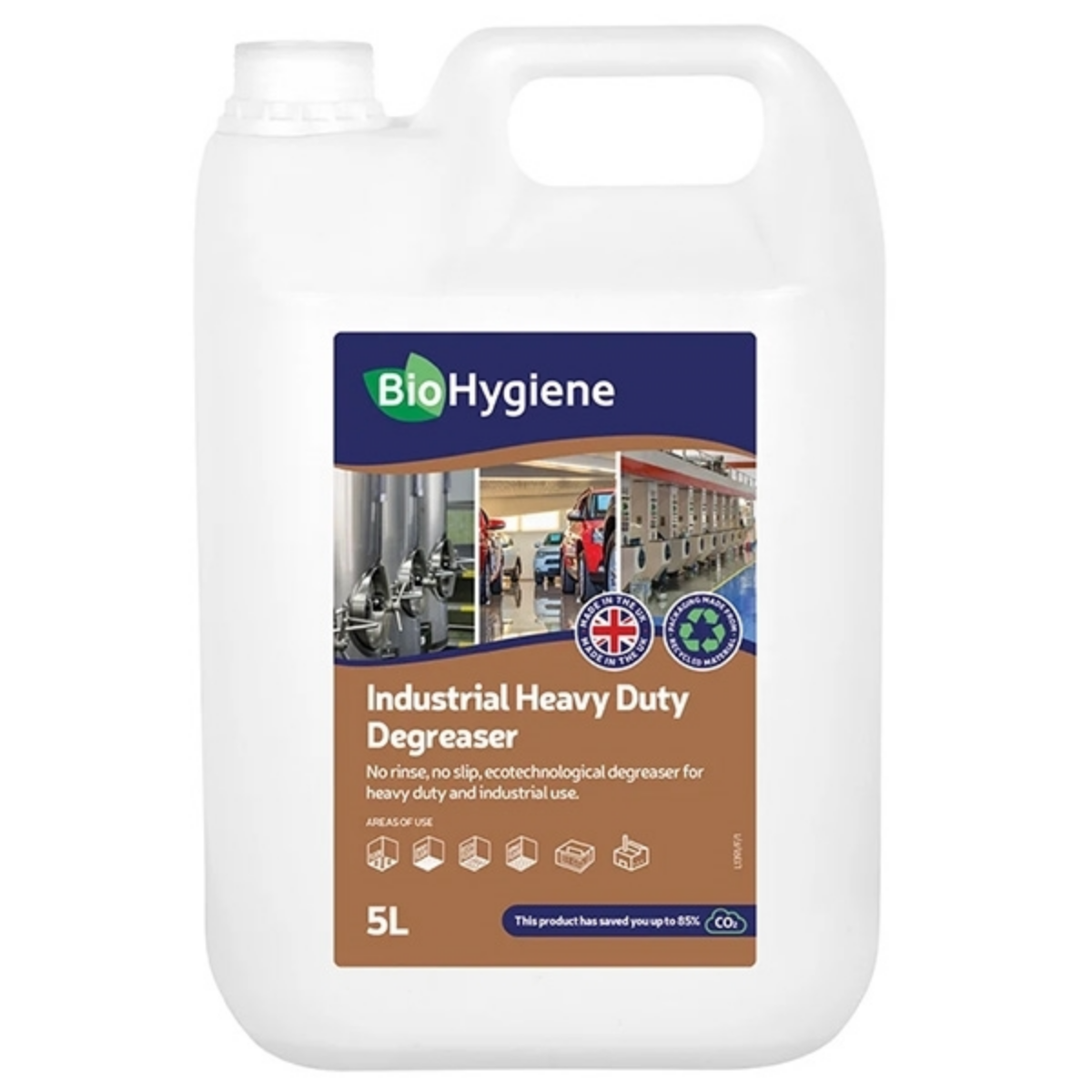 Biohygiene industrial heavy duty degreaser 2x5l