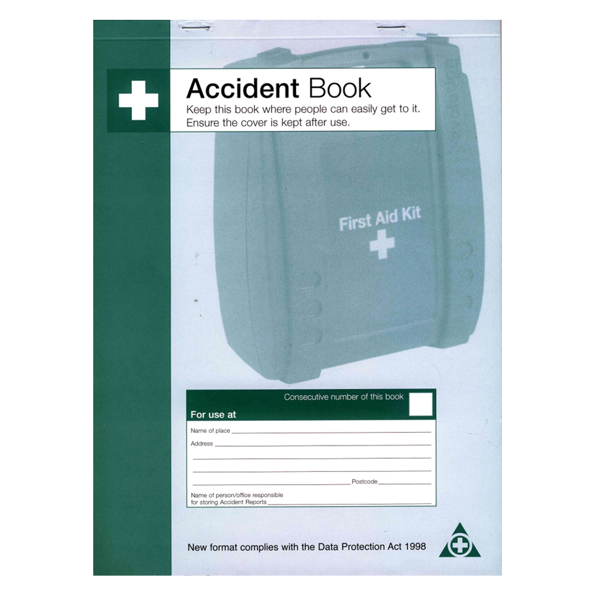 A4 accident book 40 pages cm1324