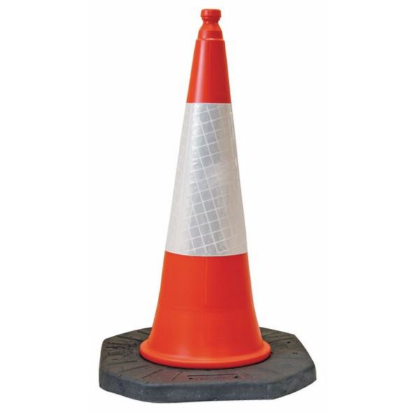 Traffic cone 2 piece 1000mm