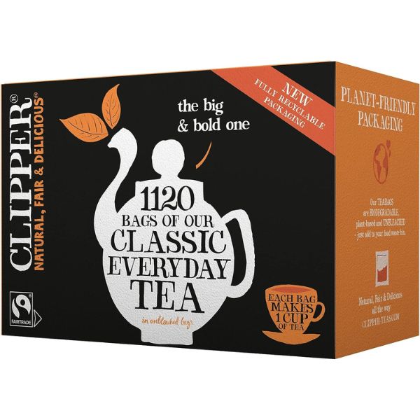 Clipper fairtrade everyday one cup 1120 tea bags