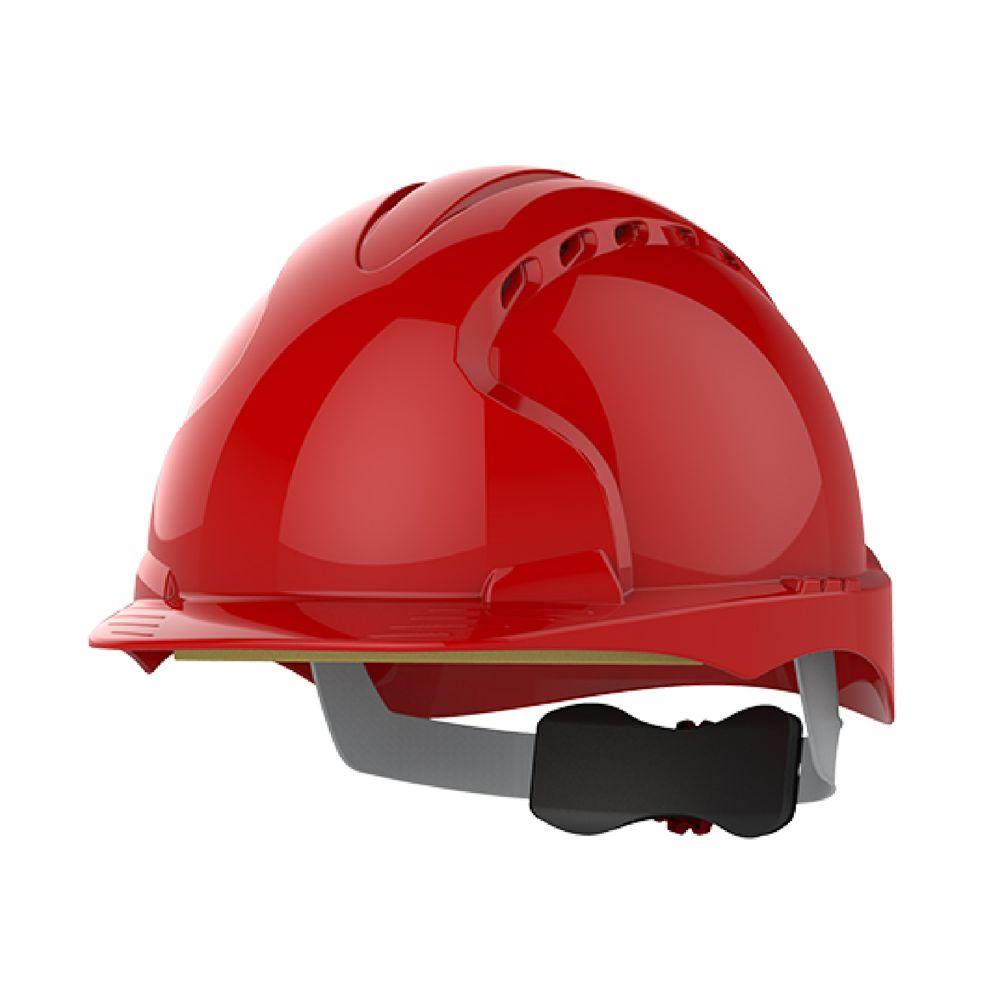 Evo®3 safety helmet - wheel ratchet - vented - red