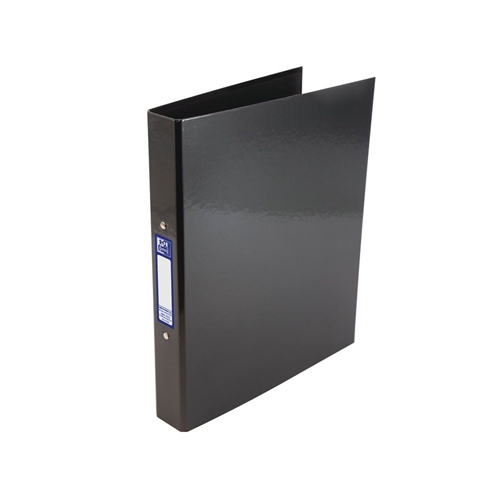 2 o-ring binders a4 black pk10