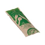 4 in 1 - wooden cutlery meal pack (10x50pcs) 