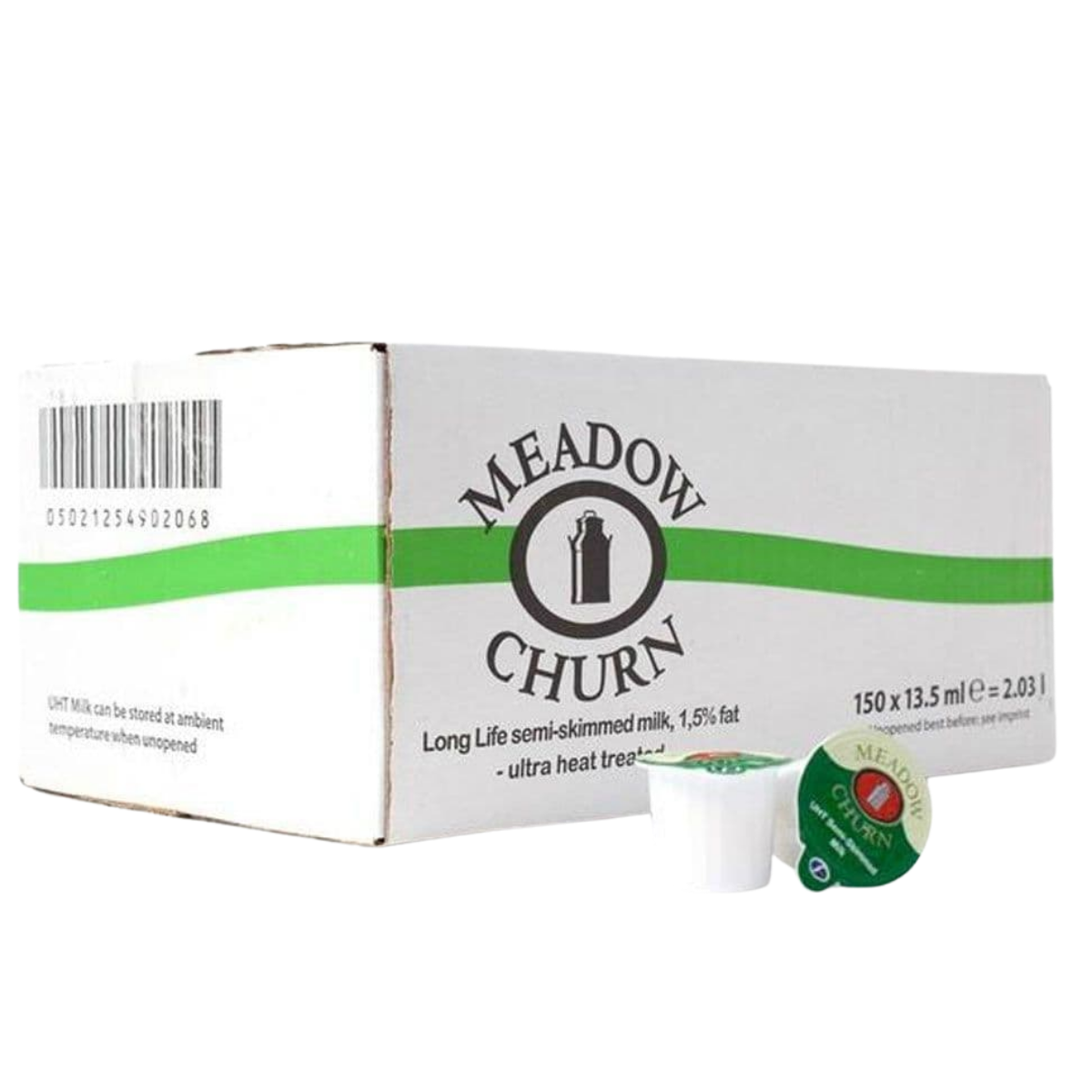 Meadow churn semi-skimmed milk portions 13.5ml (pack of 150)