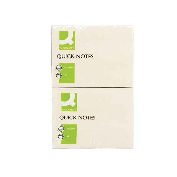 Q-connect sticky note 76x102 pack of 12