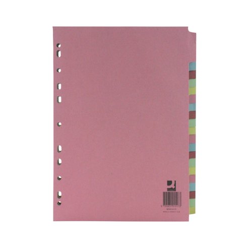 Q-connect subject divider 20 part a4